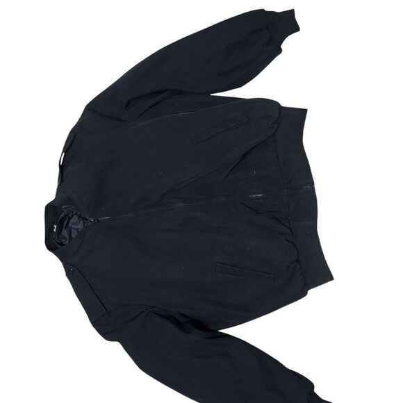 Vintage Neptune Garment Company Jacket Size 52 Regular Black Vest Insert Zip Up - Picture 3 of 15